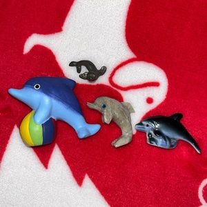 Mini Dolphin Figurine Lot